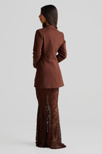 Sabrina Blazer – Espresso Brown