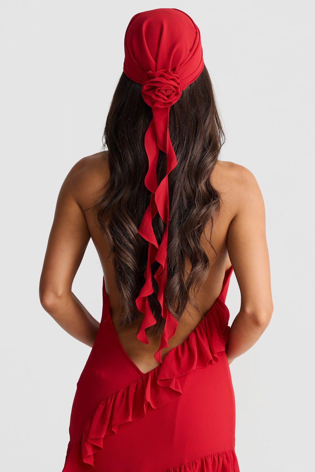 Aliya Headpiece – Red