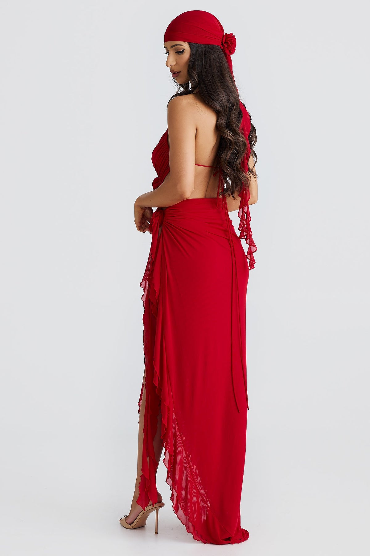 Aliya Headpiece – Red