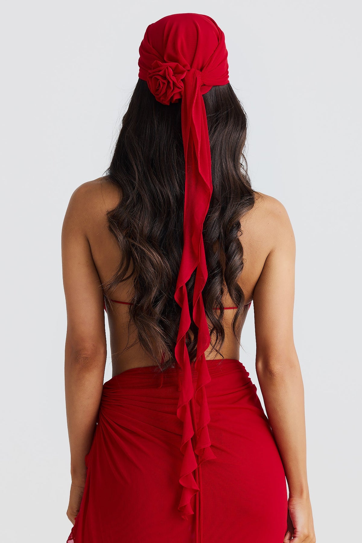 Aliya Headpiece – Red