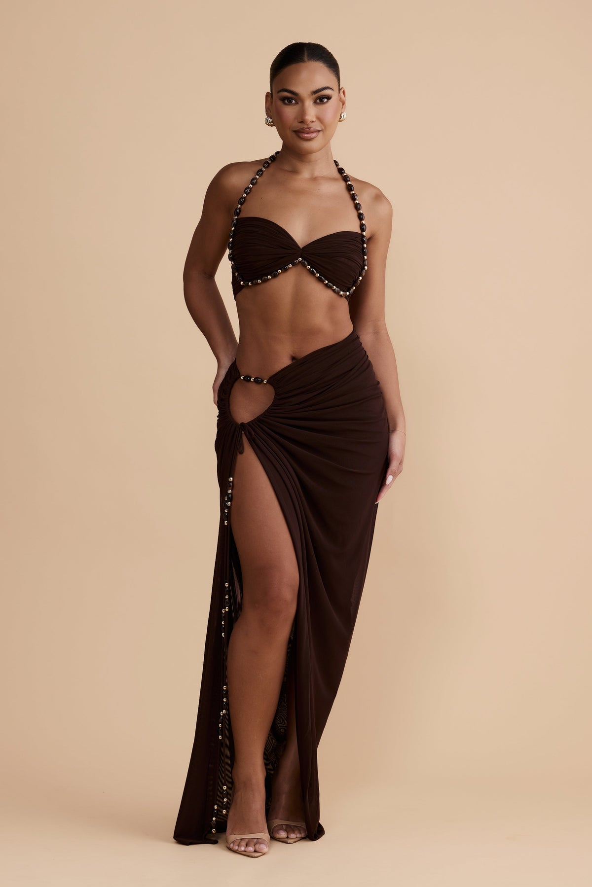 Cartia Skirt – Espresso Brown