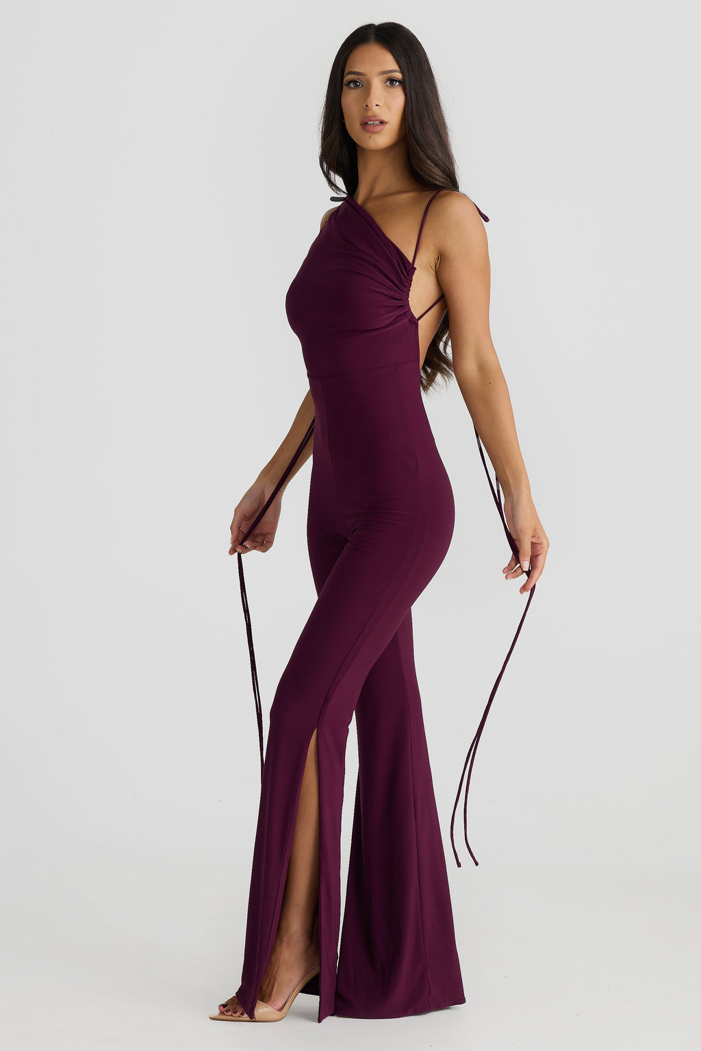 Selene Jumpsuit – Mulberry