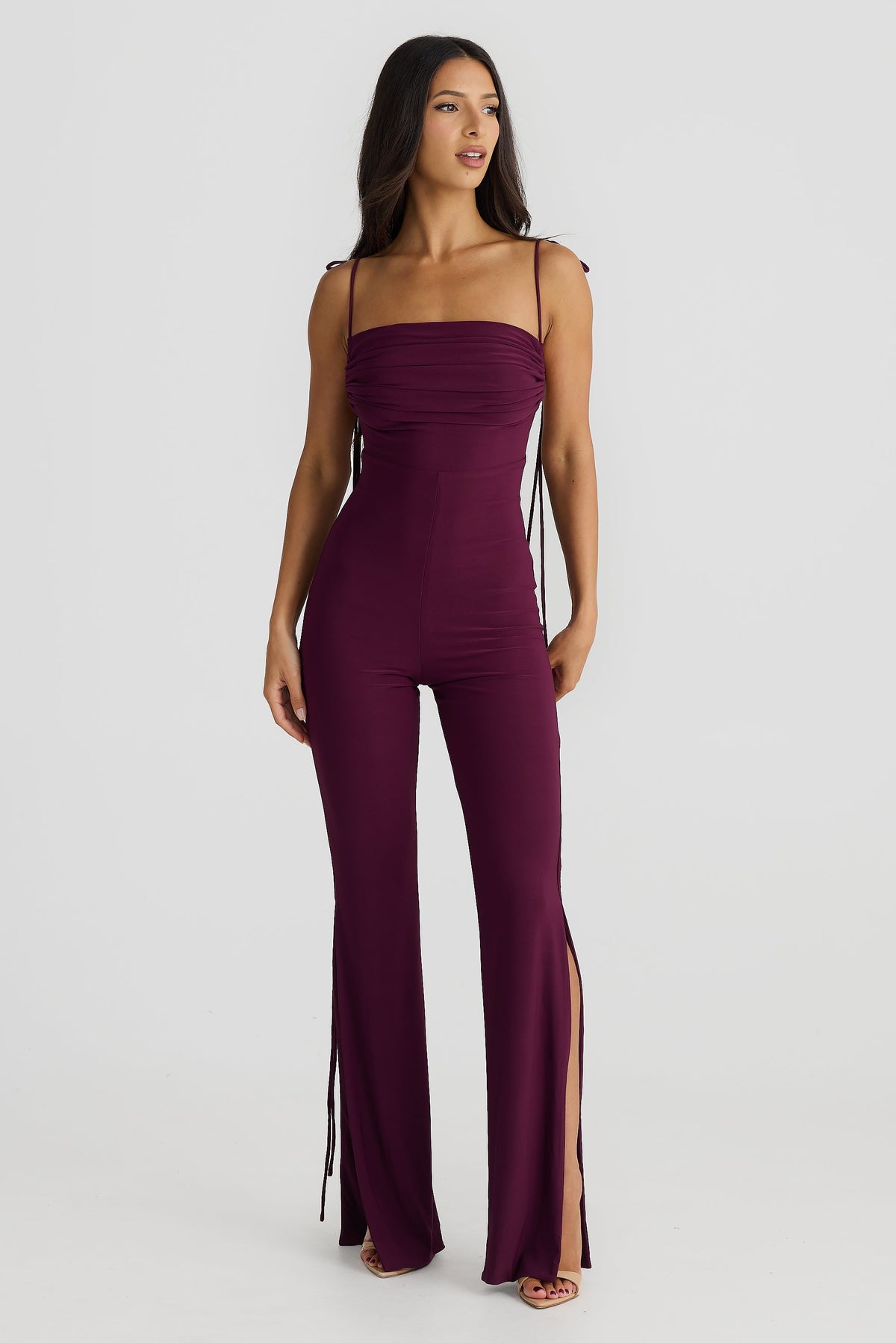 Selene Jumpsuit – Mulberry