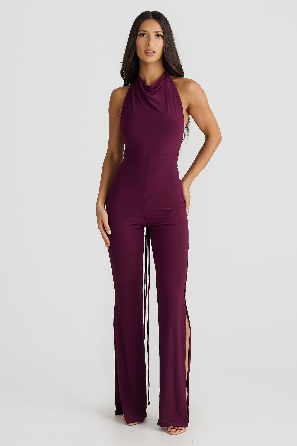 Selene Jumpsuit – Mulberry