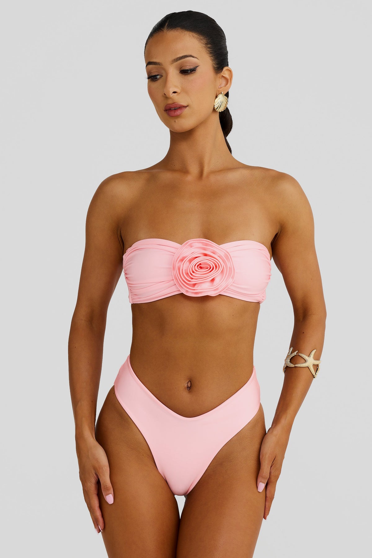 Elora Bikini Top – Blossom Pink
