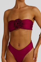 Elora Bikini Top – Berry